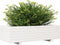 vidaXL - Plantenbak - 90x40x26,5 - cm - massief - grenenhout - wit