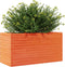 vidaXL - Plantenbak - 90x40x45,5 - cm - massief - grenenhout - wasbruin