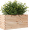vidaXL - Plantenbak - 90x40x45,5 - cm - massief - grenenhout