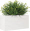 vidaXL - Plantenbak - 90x40x45,5 - cm - massief - grenenhout - wit