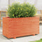 vidaXL - Plantenbak - 90x40x49,5 - cm - massief - grenenhout - wasbruin