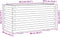 vidaXL - Plantenbak - 90x40x49,5 - cm - massief - grenenhout - wit