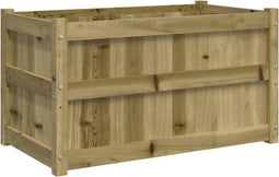 vidaXL - Plantenbak - 90x50x50 - cm - geïmpregneerd - grenenhout