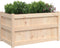 vidaXL - Plantenbak - 90x50x50 - cm - massief - grenenhout