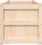 vidaXL - Plantenbak - 90x50x50 - cm - massief - grenenhout