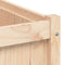 vidaXL - Plantenbak - 90x50x50 - cm - massief - grenenhout