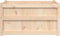 vidaXL - Plantenbak - 90x50x50 - cm - massief - grenenhout