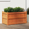 vidaXL - Plantenbak - 90x50x50 - cm - massief - grenenhout - wasbruin