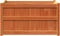 vidaXL - Plantenbak - 90x50x50 - cm - massief - grenenhout - wasbruin