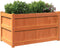 vidaXL - Plantenbak - 90x50x50 - cm - massief - grenenhout - wasbruin