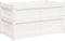 vidaXL - Plantenbak - 90x50x50 - cm - massief - grenenhout - wit
