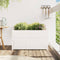 vidaXL - Plantenbak - 90x50x50 - cm - massief - grenenhout - wit