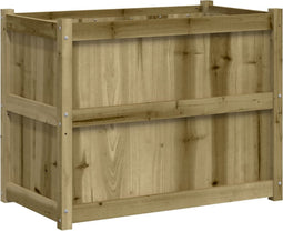 vidaXL - Plantenbak - 90x50x70 - cm - geïmpregneerd - grenenhout