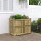 vidaXL - Plantenbak - 90x50x70 - cm - geïmpregneerd - grenenhout