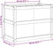 vidaXL - Plantenbak - 90x50x70 - cm - massief - douglashout