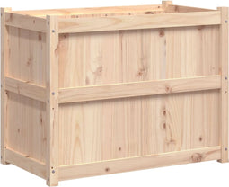 vidaXL - Plantenbak - 90x50x70 - cm - massief - grenenhout