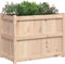 vidaXL - Plantenbak - 90x50x70 - cm - massief - grenenhout