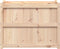 vidaXL - Plantenbak - 90x50x70 - cm - massief - grenenhout