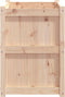 vidaXL - Plantenbak - 90x50x70 - cm - massief - grenenhout