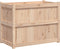 vidaXL - Plantenbak - 90x50x70 - cm - massief - grenenhout