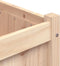vidaXL - Plantenbak - 90x50x70 - cm - massief - grenenhout