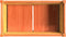 vidaXL - Plantenbak - 90x50x70 - cm - massief - grenenhout - wasbruin