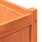 vidaXL - Plantenbak - 90x50x70 - cm - massief - grenenhout - wasbruin