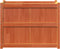 vidaXL - Plantenbak - 90x50x70 - cm - massief - grenenhout - wasbruin