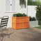 vidaXL - Plantenbak - 90x50x70 - cm - massief - grenenhout - wasbruin