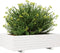 vidaXL - Plantenbak - 90x60x26,5 - cm - massief - grenenhout - wit