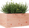vidaXL - Plantenbak - 90x60x45,5 - cm - massief - douglashout