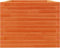 vidaXL - Plantenbak - 90x60x45,5 - cm - massief - grenenhout - wasbruin