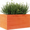 vidaXL - Plantenbak - 90x60x45,5 - cm - massief - grenenhout - wasbruin