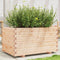 vidaXL - Plantenbak - 90x60x49,5 - cm - massief - grenenhout