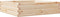 vidaXL - Plantenbak - 90x90x23 - cm - massief - grenenhout