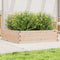 vidaXL - Plantenbak - 90x90x23 - cm - massief - grenenhout