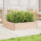 vidaXL - Plantenbak - 90x90x23 - cm - massief - grenenhout