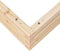 vidaXL - Plantenbak - 90x90x23 - cm - massief - grenenhout