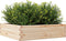 vidaXL - Plantenbak - 90x90x23 - cm - massief - grenenhout
