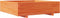vidaXL - Plantenbak - 90x90x26,5 - cm - massief - grenenhout - wasbruin