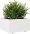 vidaXL - Plantenbak - 90x90x49,5 - cm - massief - grenenhout - wit