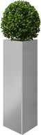 vidaXL - Plantenbak - driehoek - 30x26x75 - cm - gegalvaniseerd - staal