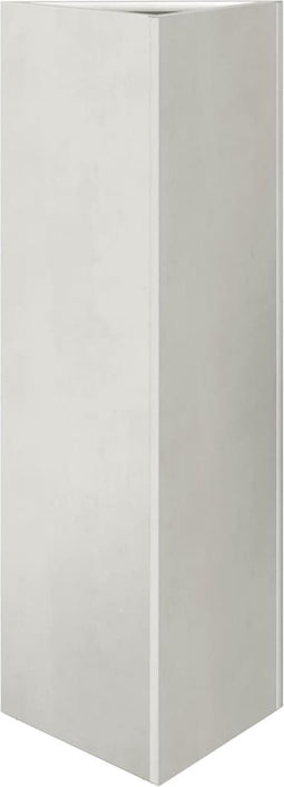 vidaXL - Plantenbak - driehoek - 30x26x75 - cm - roestvrij - staal