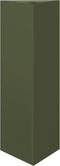 vidaXL - Plantenbak - driehoek - 30x26x75 - cm - staal - olijfgroen