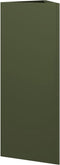 vidaXL - Plantenbak - driehoek - 30x26x75 - cm - staal - olijfgroen