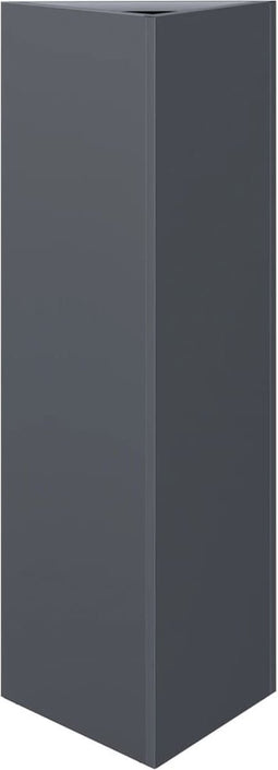 vidaXL - Plantenbak - driehoek - 30x26x75 - cm - staal - antracietkleurig