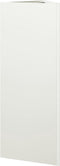 vidaXL - Plantenbak - driehoek - 30x26x75 - cm - staal - wit