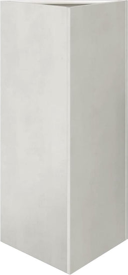 vidaXL - Plantenbak - driehoek - 40x34,5x70 - cm - roestvrij - staal