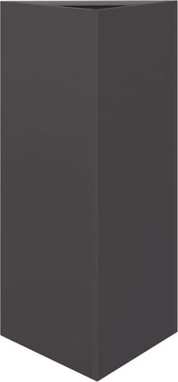 vidaXL - Plantenbak - driehoek - 40x34,5x70 - cm - staal - zwart