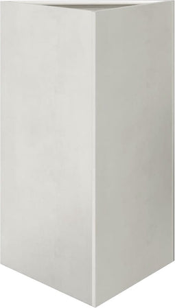 vidaXL - Plantenbak - driehoek - 50x43x75 - cm - roestvrij - staal